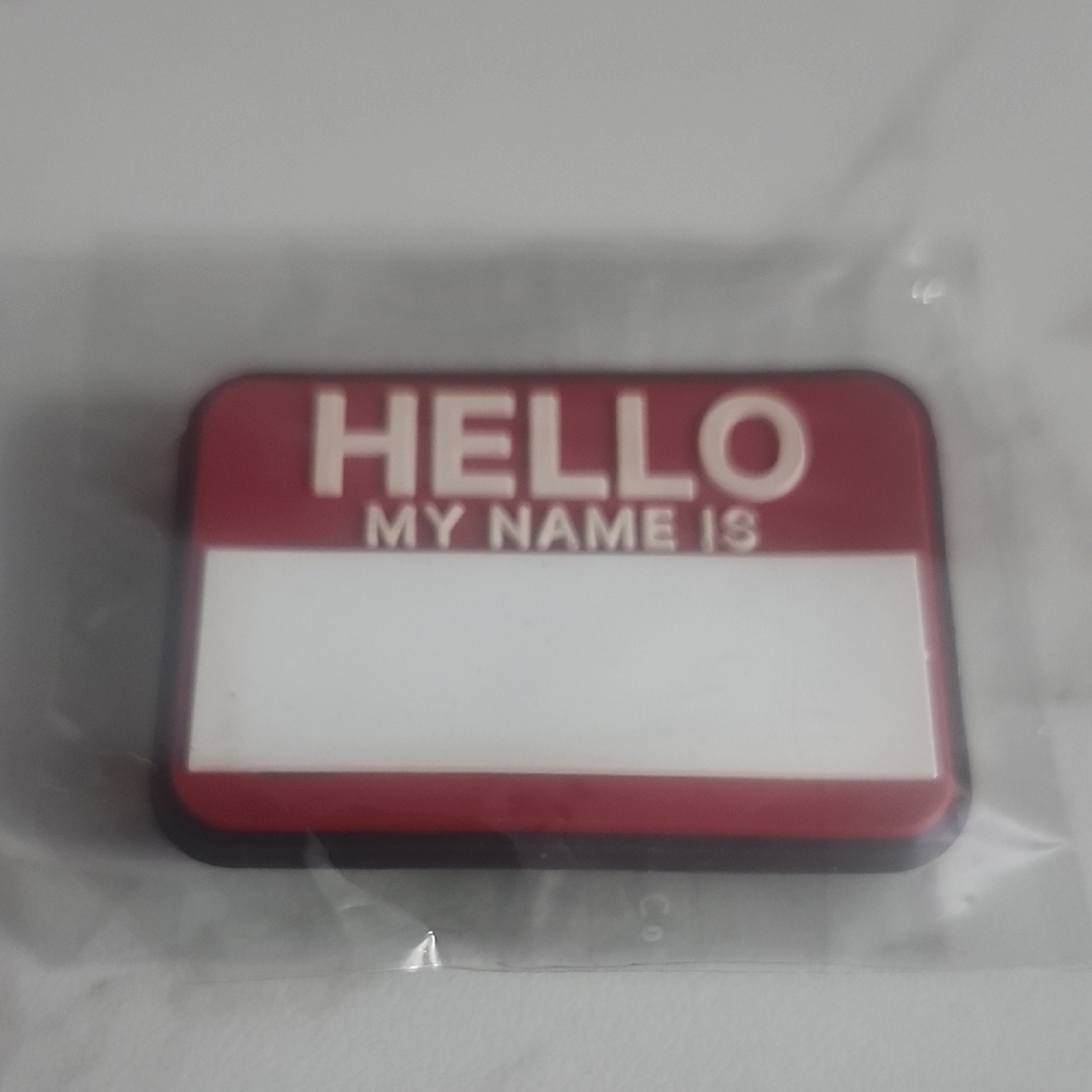 Crocs Hello My Name Is Jibbitz Shoe Charm